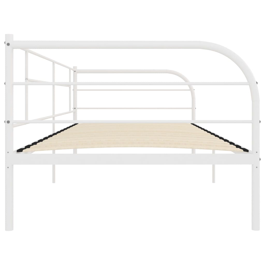 vidaXL Estrutura sofá-cama 90x200 cm metal branco