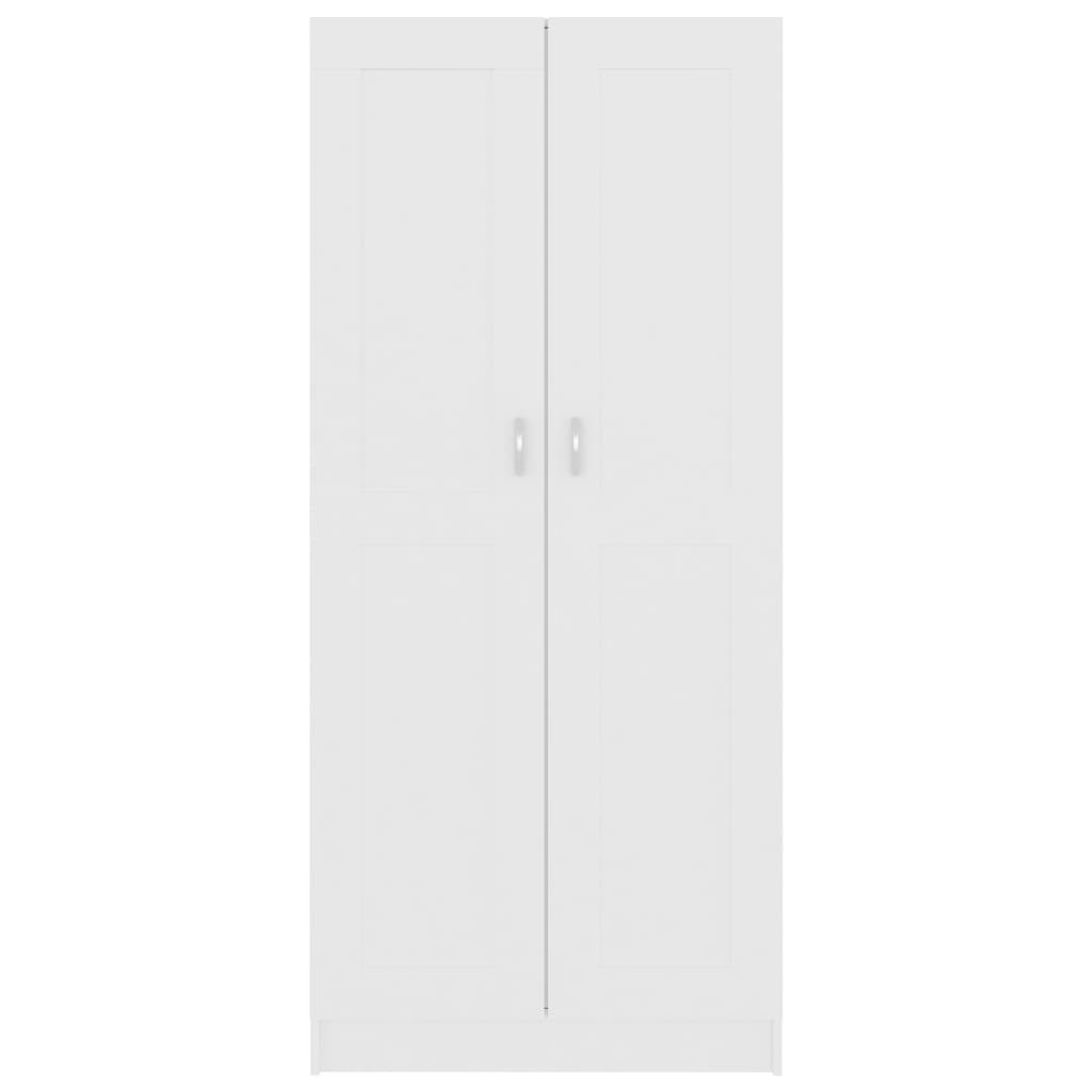 vidaXL Estante 82,5x30,5x185,5 cm contraplacado branco
