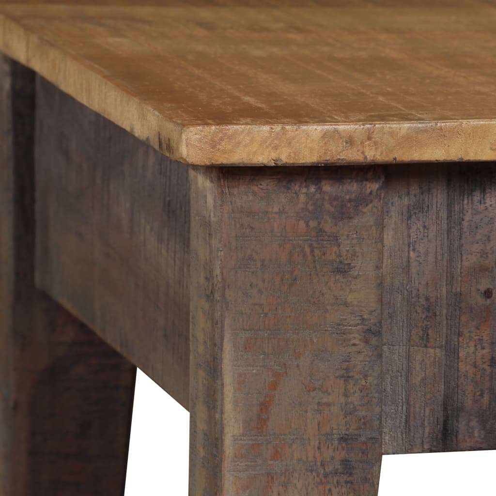 vidaXL Mesa de centro madeira maciça vintage 118x60x40 cm