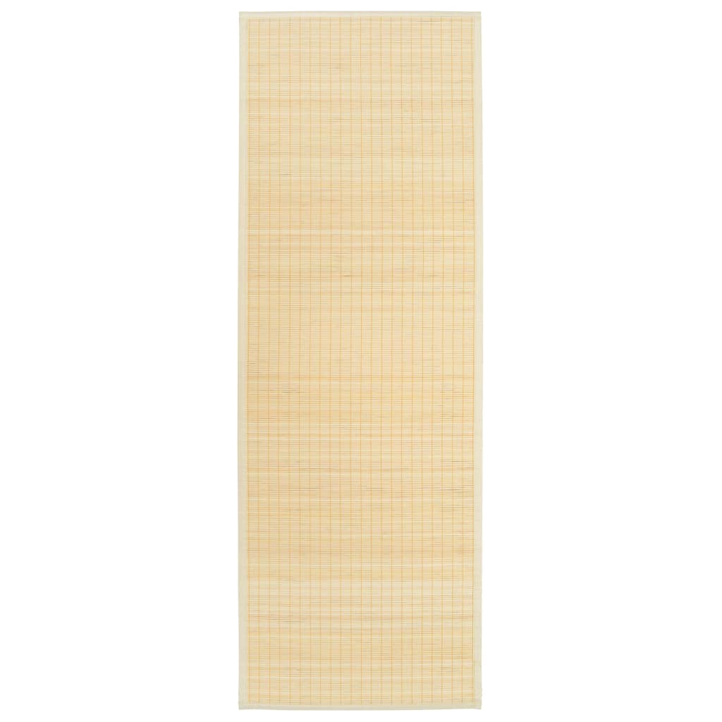 vidaXL Tapete de yoga 60x180 cm bambu natural