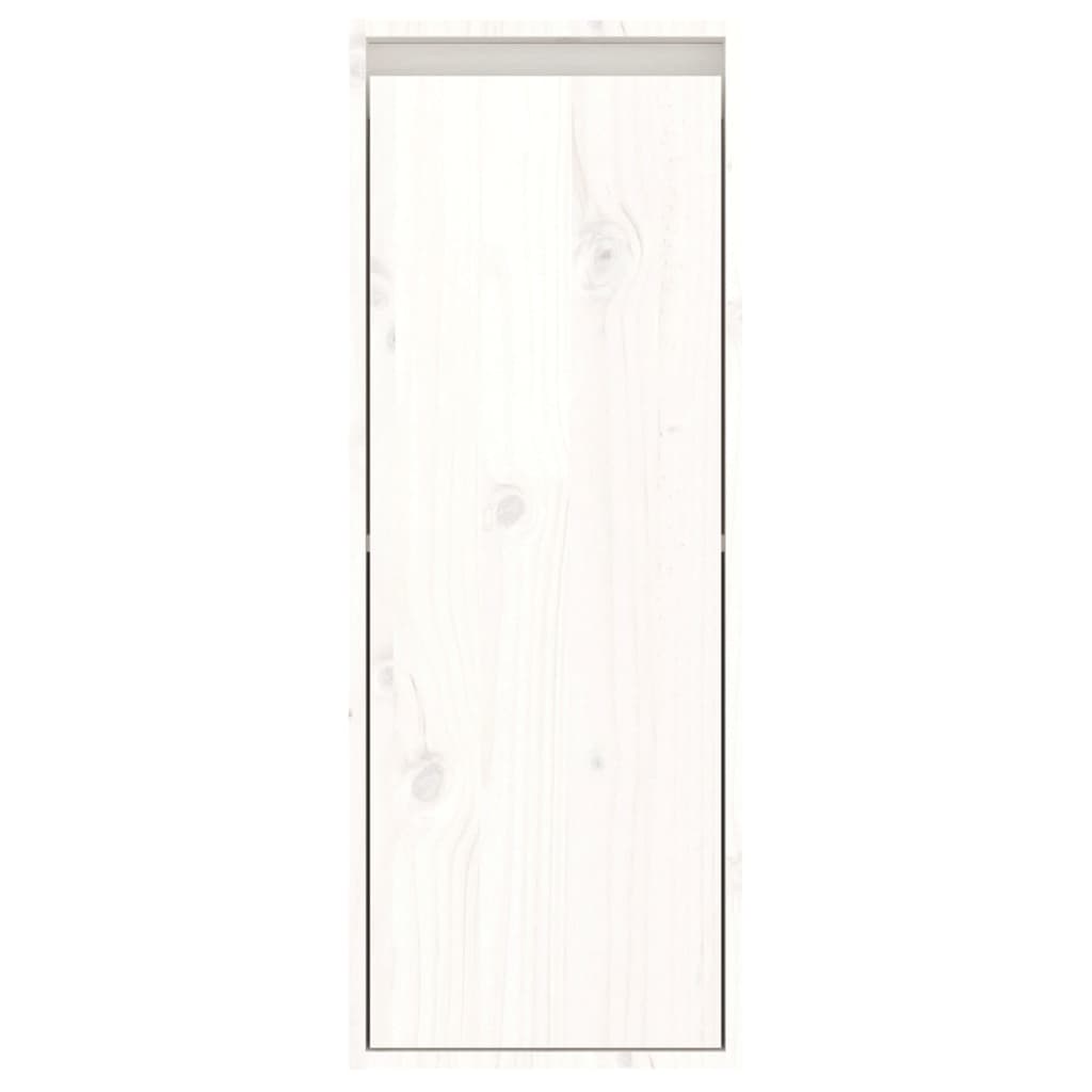 vidaXL Móveis de TV 4 pcs madeira de pinho maciça branco