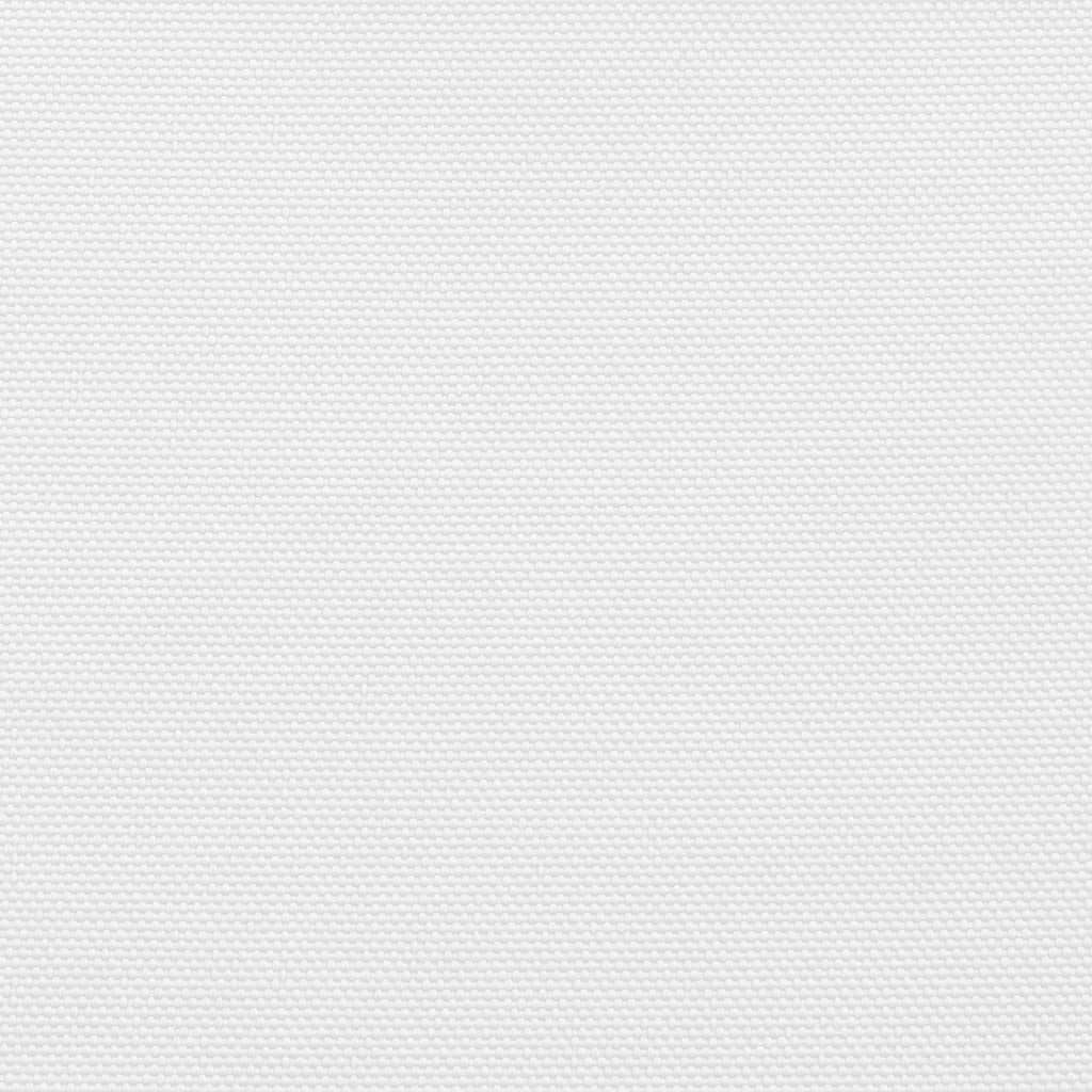 vidaXL Tela de varanda 120x700 cm 100% poliéster oxford branco
