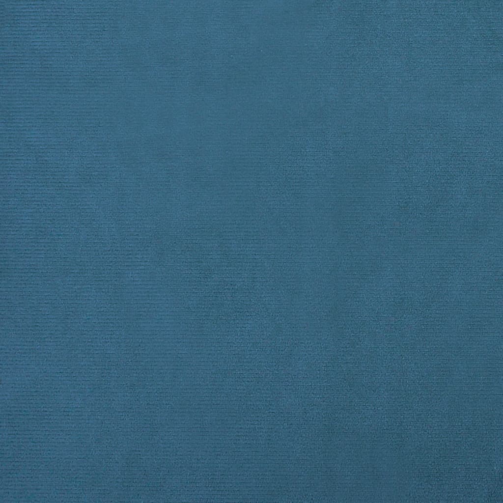 vidaXL Sofá infantil 70x45x33 cm veludo azul