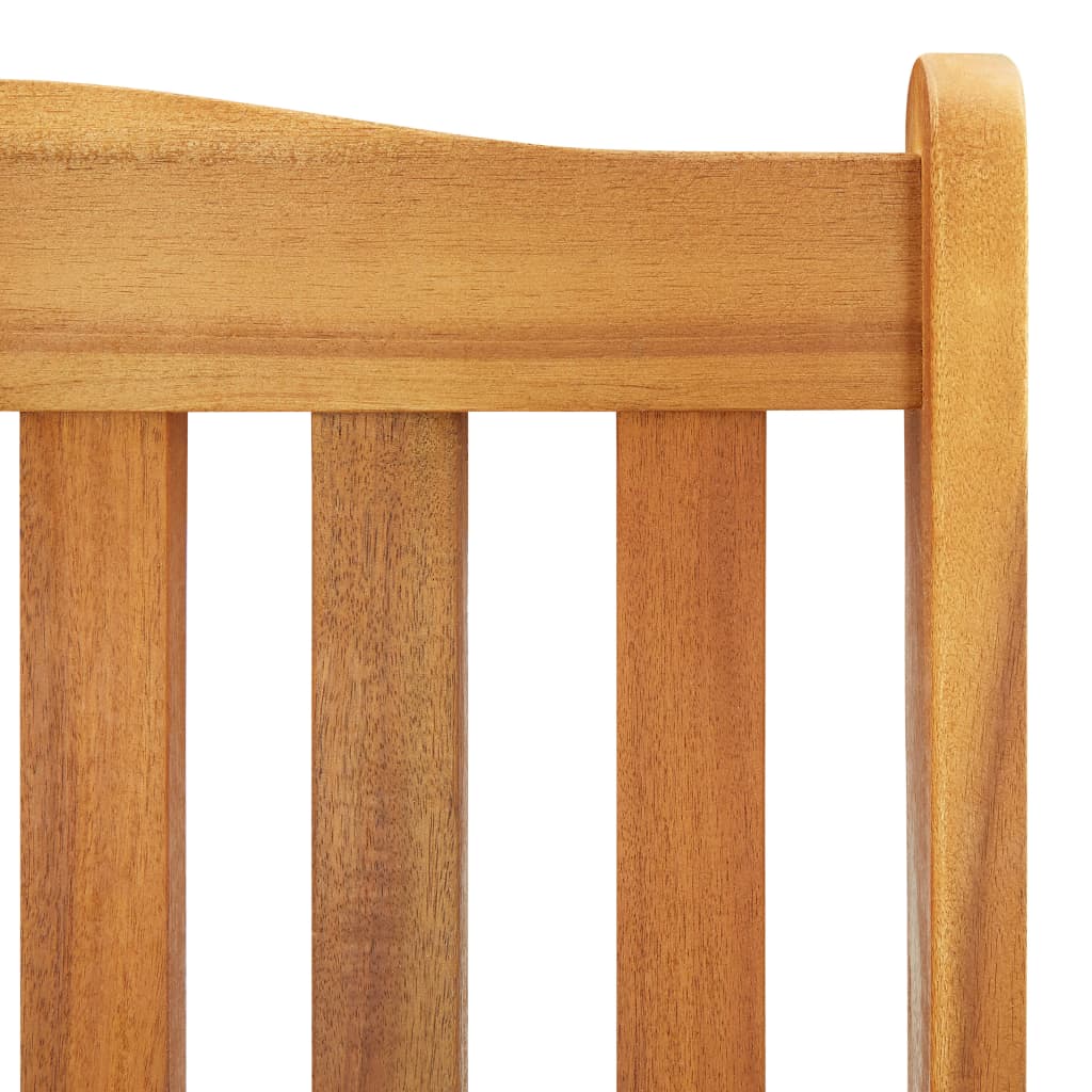 vidaXL Cadeira de baloiço madeira de acácia maciça