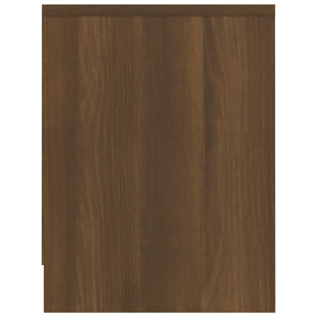 vidaXL Mesa cabeceira 40x30x40 cm derivados madeira carvalho castanho