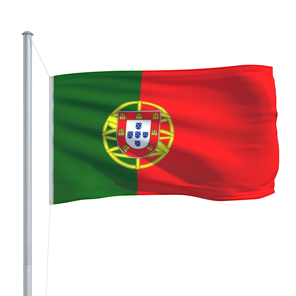 vidaXL Bandeira de Portugal 90x150 cm