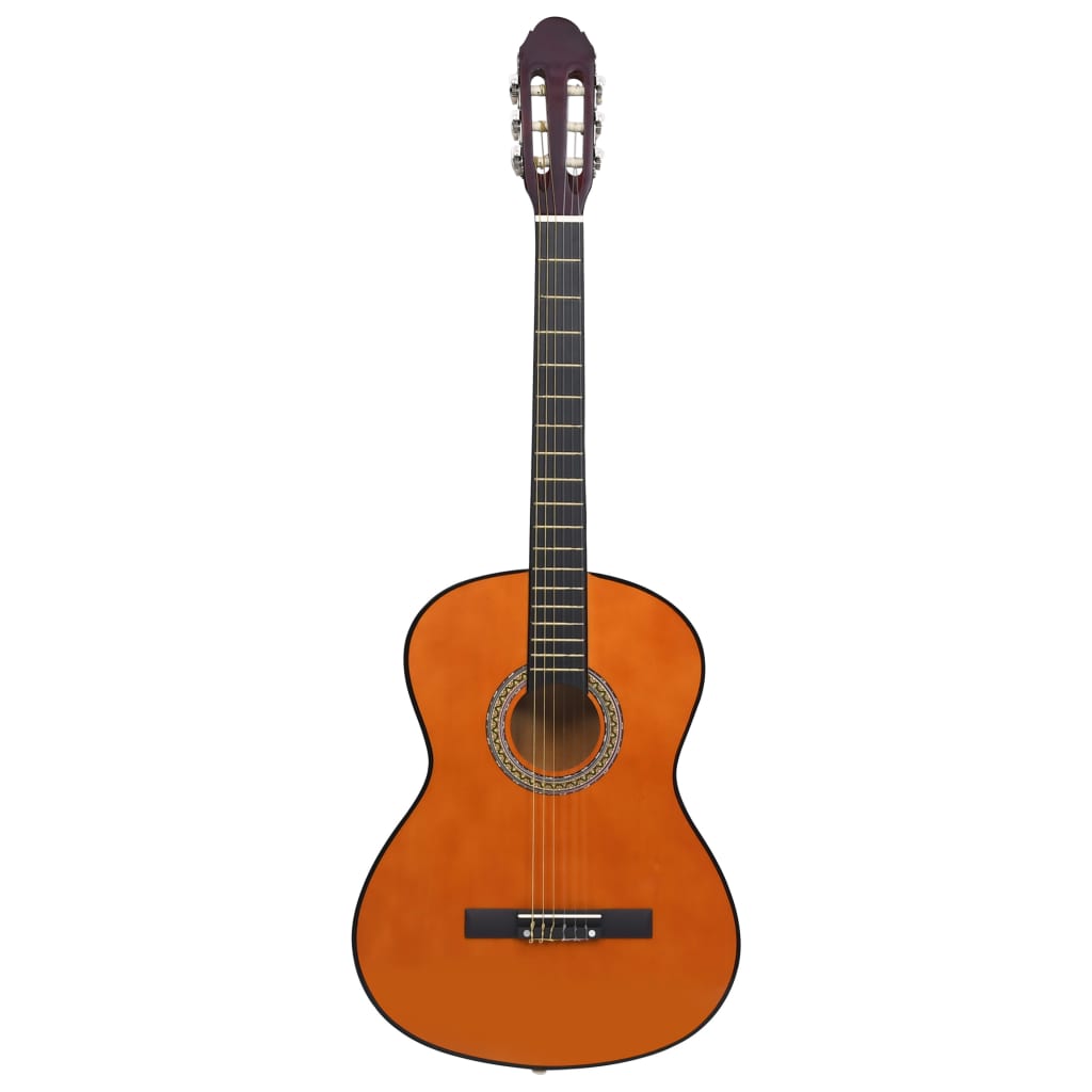 vidaXL Guitarra clássica para iniciantes 4/4 39" madeira de tilia