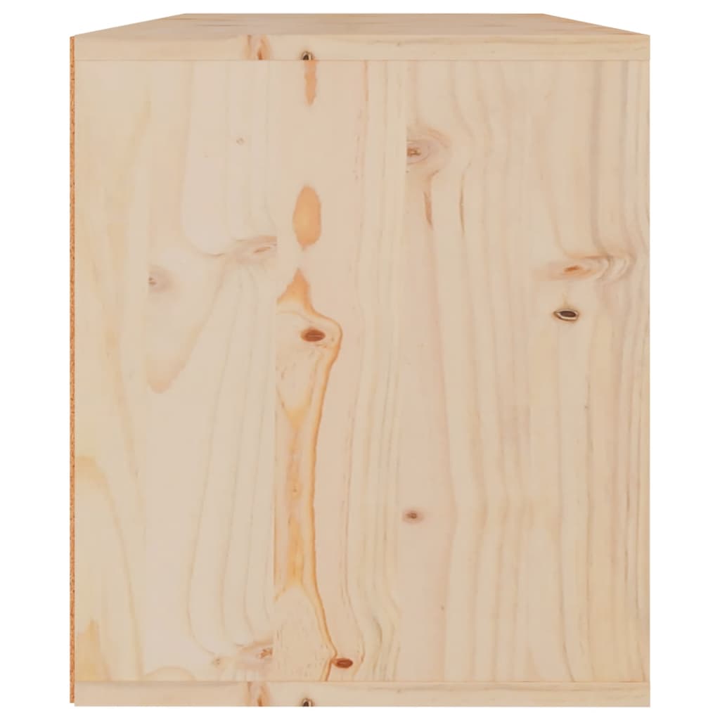 vidaXL Armário de parede 60x30x35 cm madeira de pinho maciça