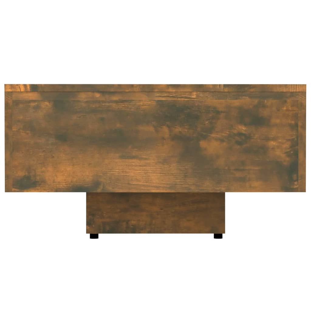 vidaXL Mesa de centro 100x49,5x31 cm derivados madeira carvalho fumado
