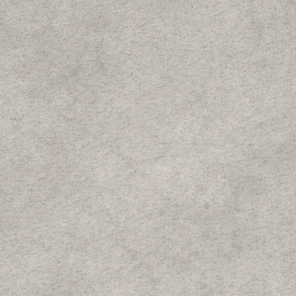 vidaXL Sofá de 3 lugares 180 cm tecido de microfibra cinzento-claro