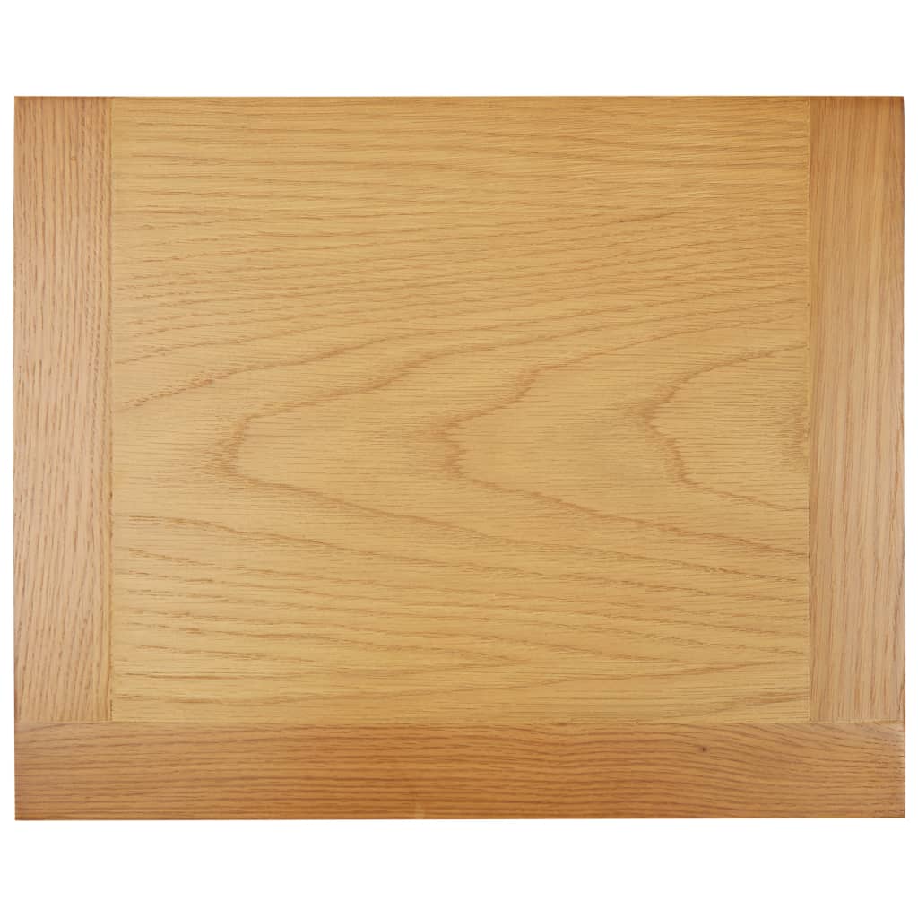 vidaXL Mesa de cabeceira 36x30x47 cm madeira de carvalho maciça