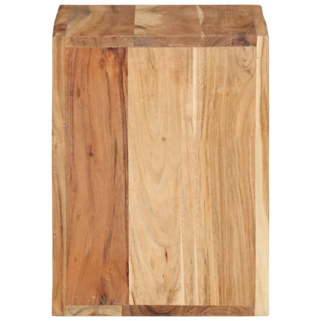 vidaXL Banco 40x30x40 cm madeira de acácia maciça
