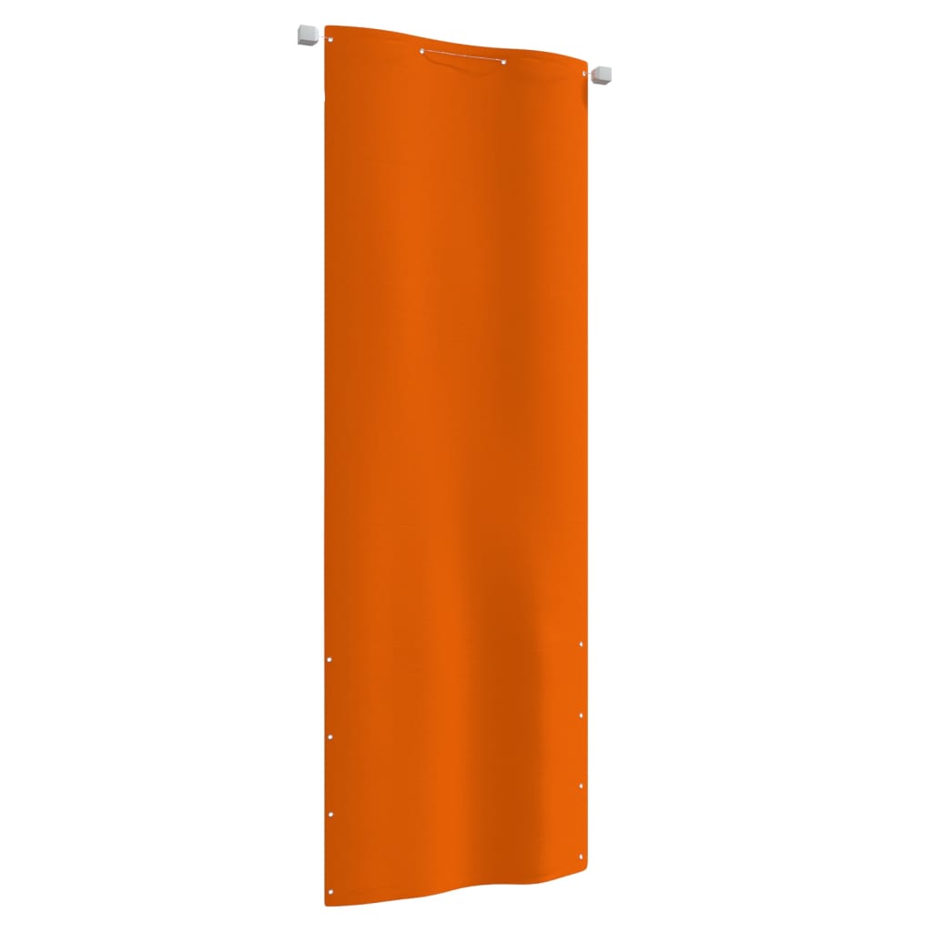 vidaXL Tela de varanda 80x240 cm tecido oxford laranja