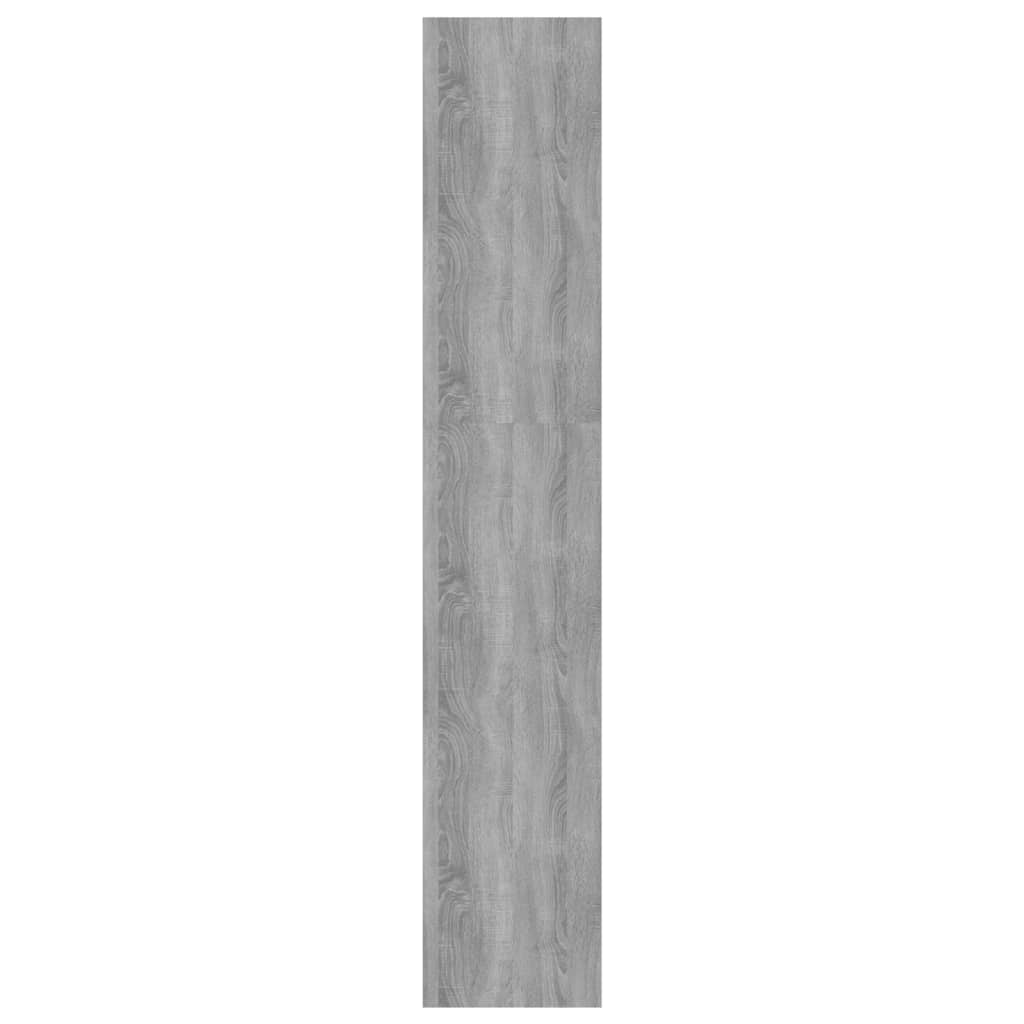 vidaXL Estante/divisória 60x30x166 cm contraplacado cinzento cimento