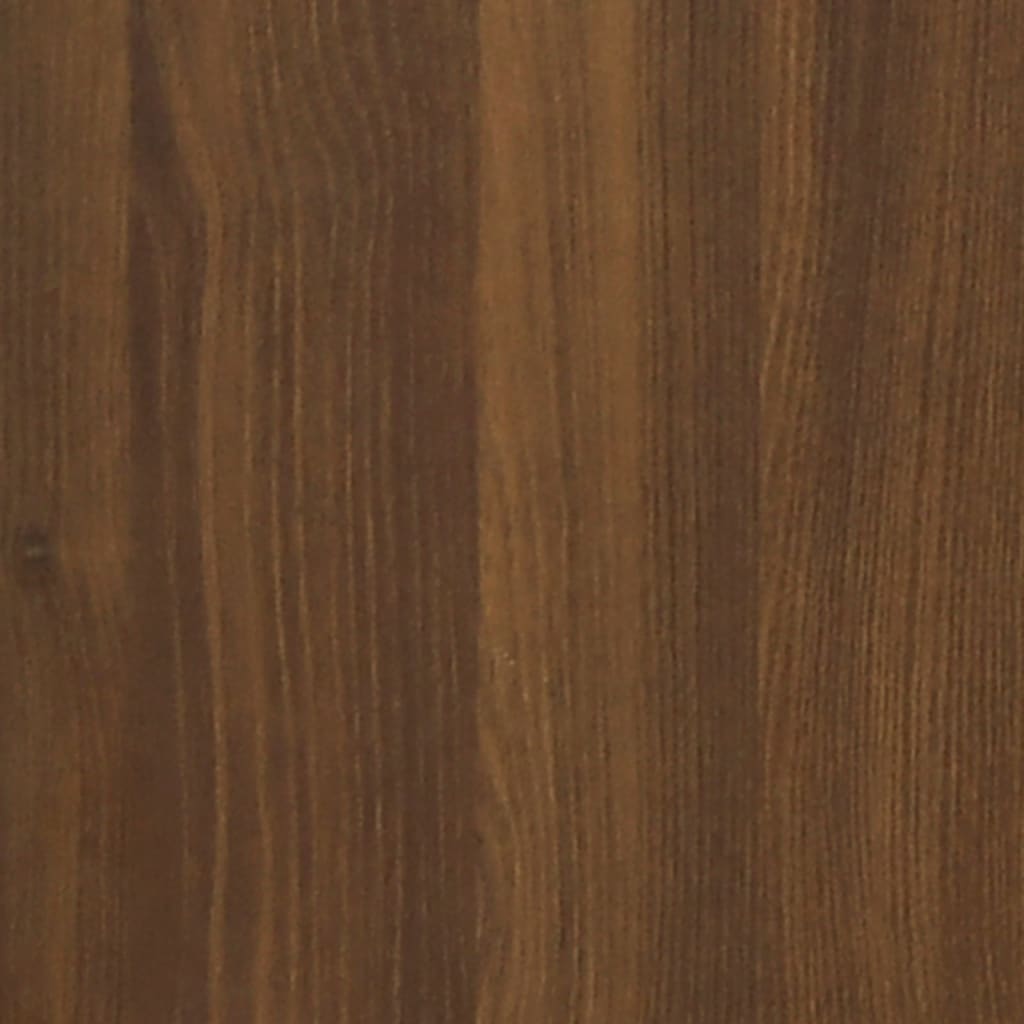 vidaXL Secretária 100x50x76cm madeira processada cor carvalho castanho