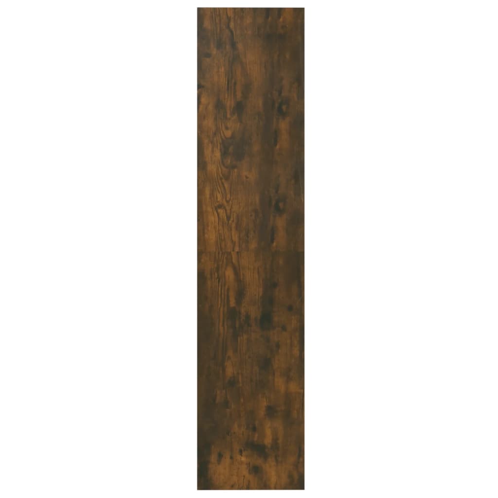 vidaXL Estante/divisória madeira process. 60x30x135 cm carvalho fumado