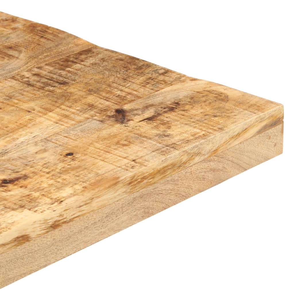 vidaXL Mesa bistrô quadrada 80x80x75 cm madeira de mangueira áspera