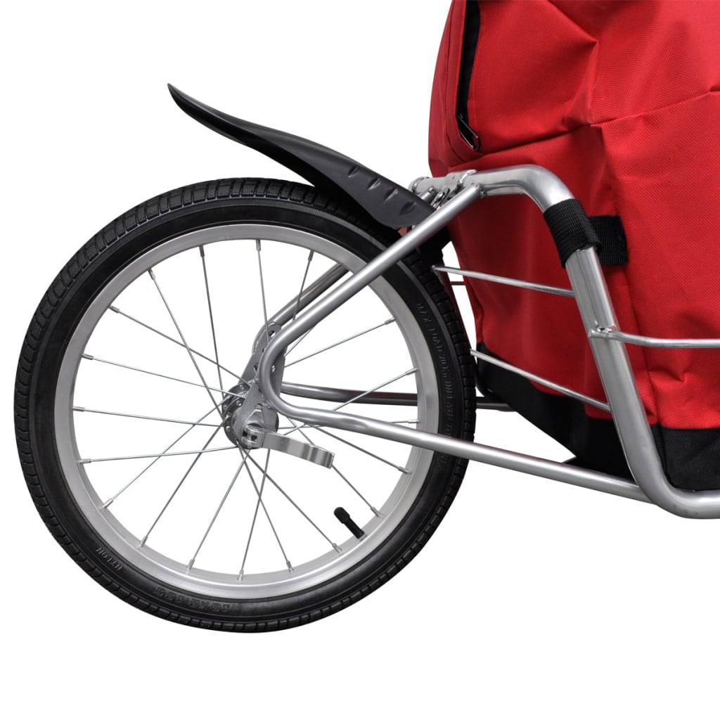 Atrelado de bicicleta c/ uma roda/saco de arrumação