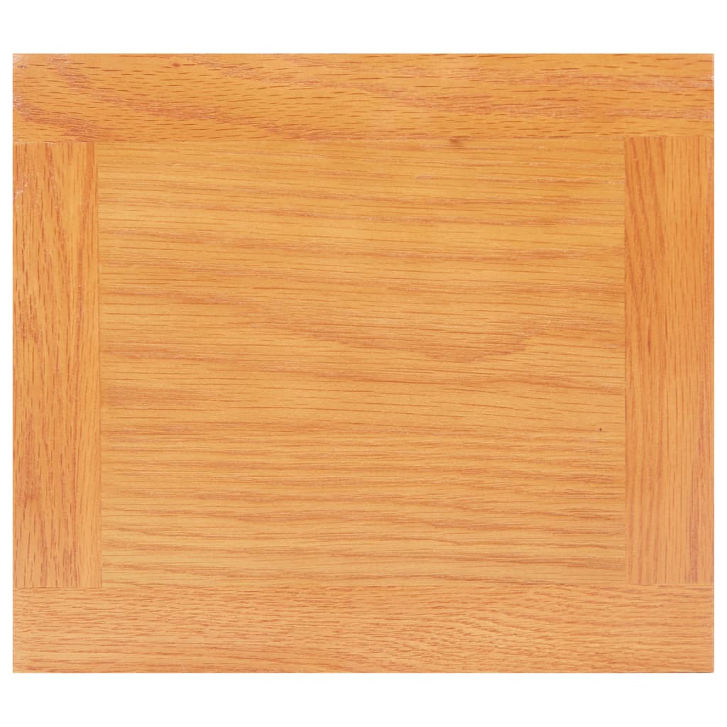 vidaXL Mesa de apoio 27x24x55 cm madeira de carvalho maciça
