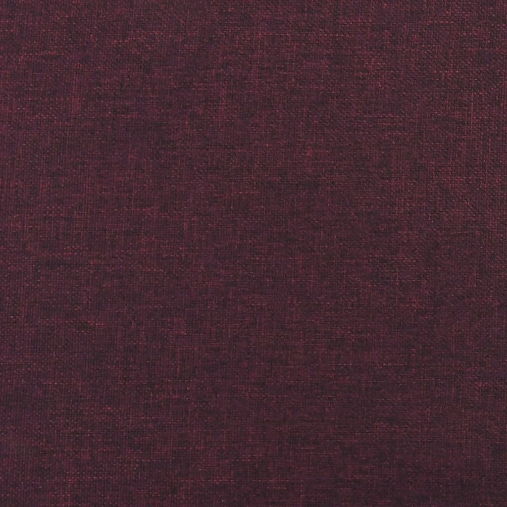vidaXL Sofá-cama de 2 lugares tecido roxo