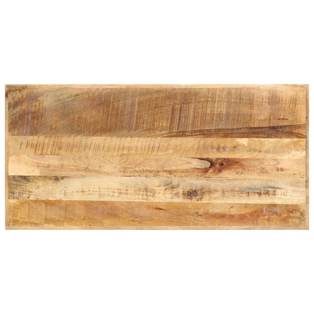 vidaXL Mesa de bar 120x58x107 cm madeira de mangueira áspera