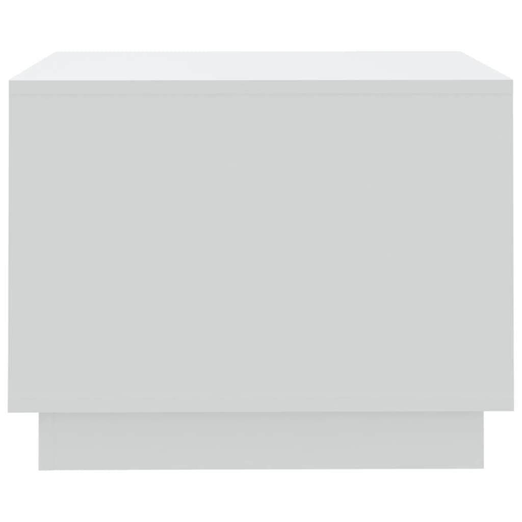 vidaXL Mesa de centro 55x55x43 cm aglomerado branco