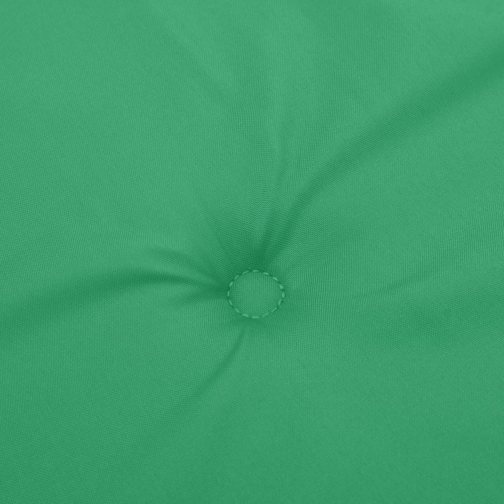 vidaXL Almofadão p/ banco de jardim 180x50x3 cm tecido oxford verde
