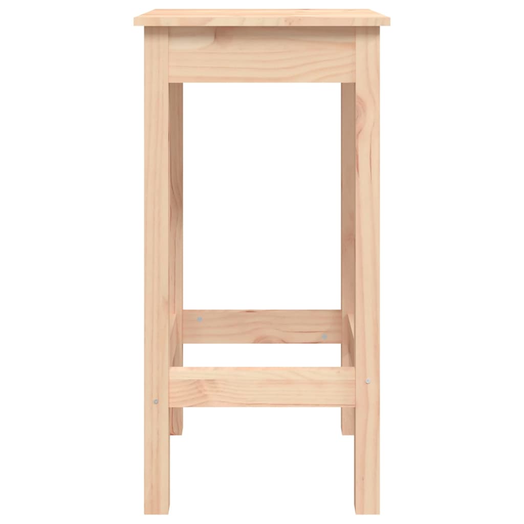 vidaXL Cadeiras de bar 2 pcs 40x40x78 cm madeira de pinho maciça