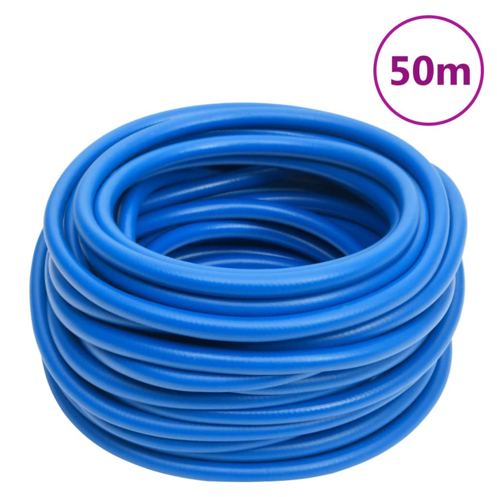 vidaXL Mangueira de ar 0,6" 50 m PVC azul