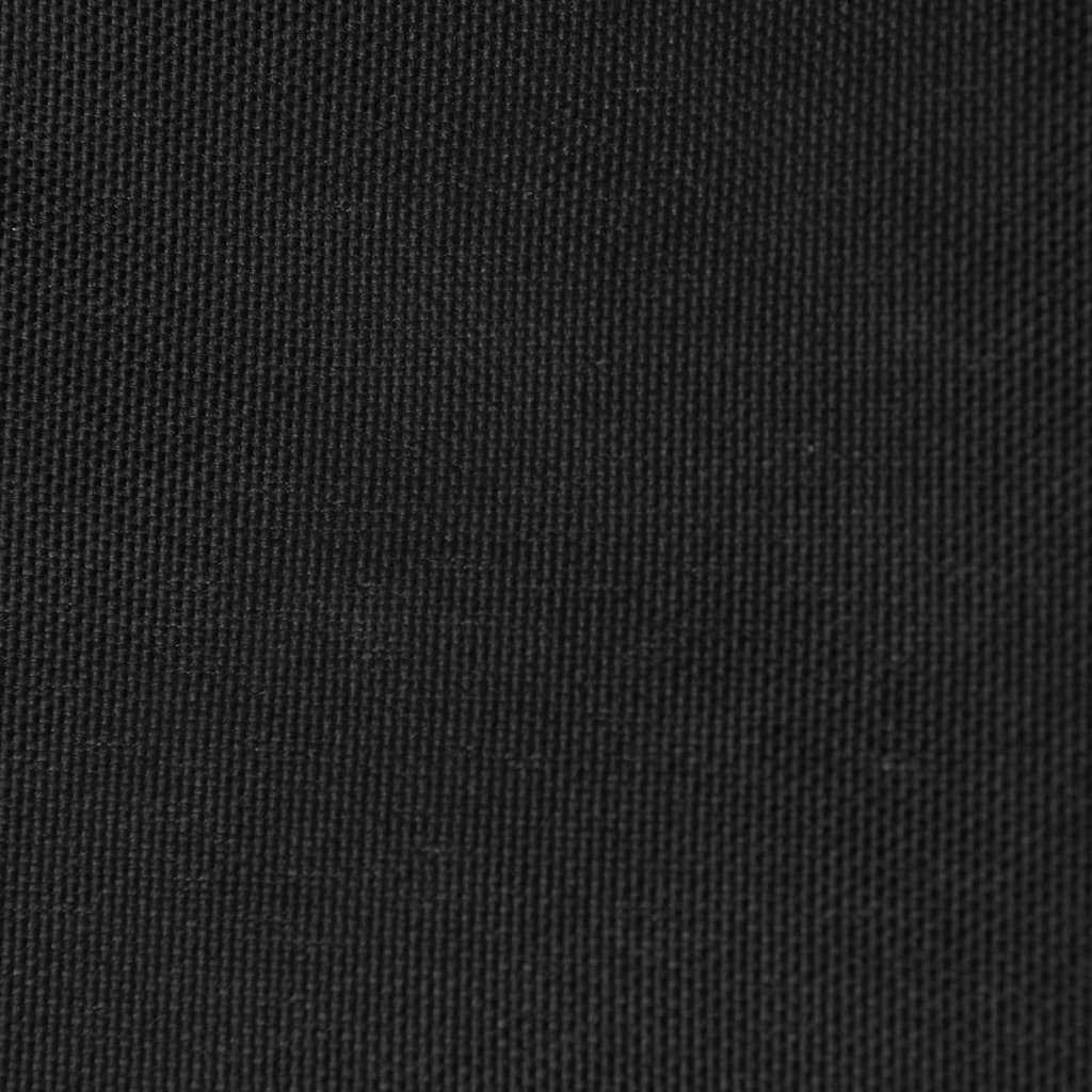 vidaXL Para-sol estilo vela tecido oxford triangular 4x4x5,8 m preto