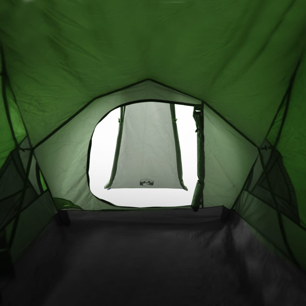 vidaXL Tenda de campismo cúpula para 2 pessoas impermeável verde