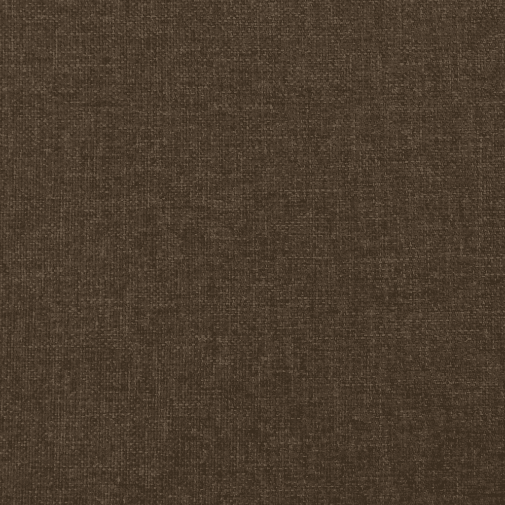 vidaXL Cama com molas/colchão 100x200 cm tecido castanho-escuro