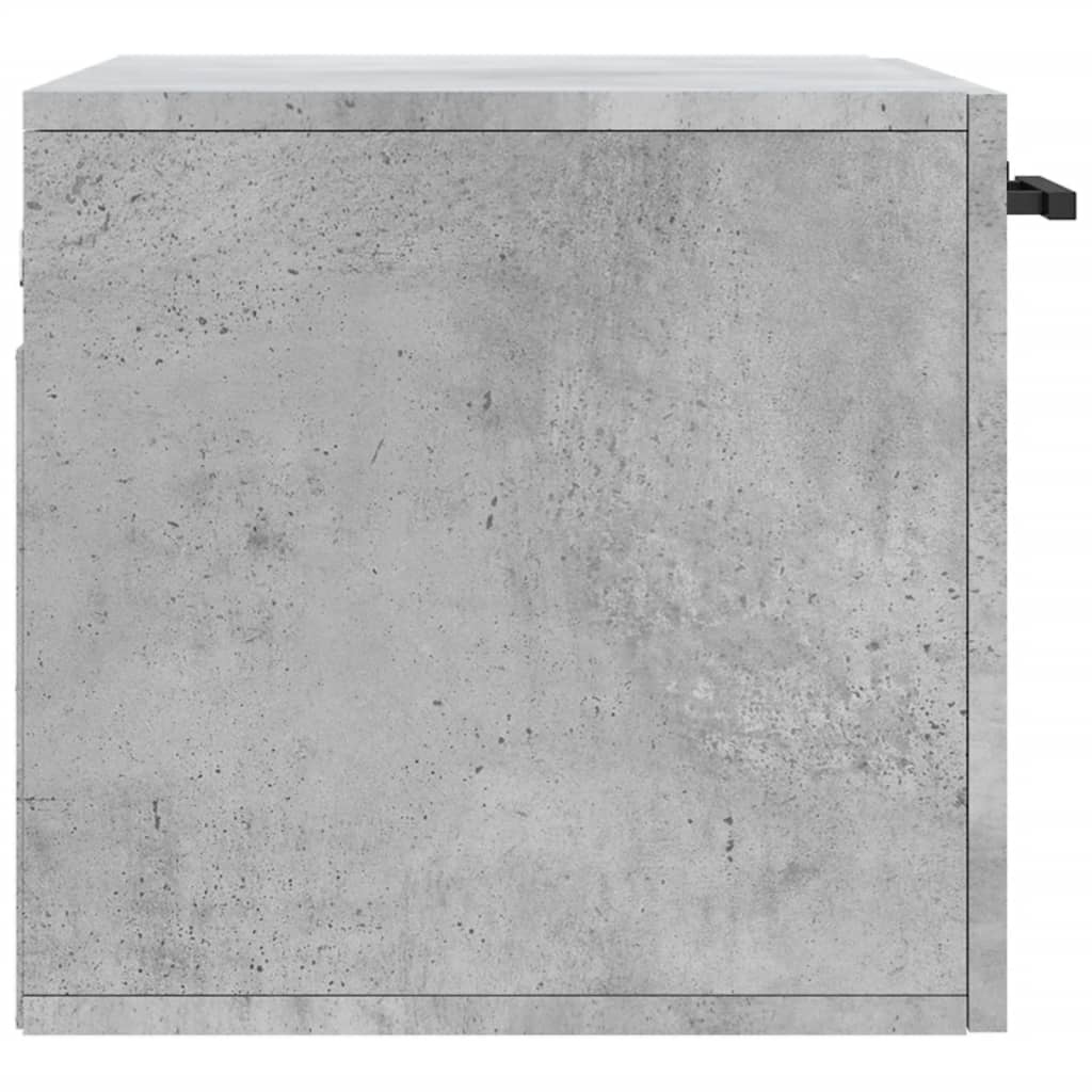 vidaXL Armário parede 60x36,5x35 cm derivados madeira cinzento cimento