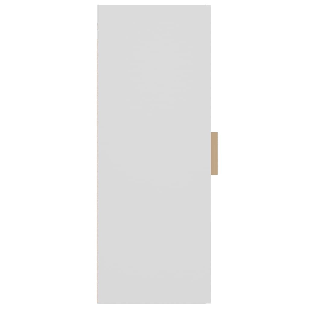 vidaXL Armário de parede suspenso 34,5x34x90 cm branco