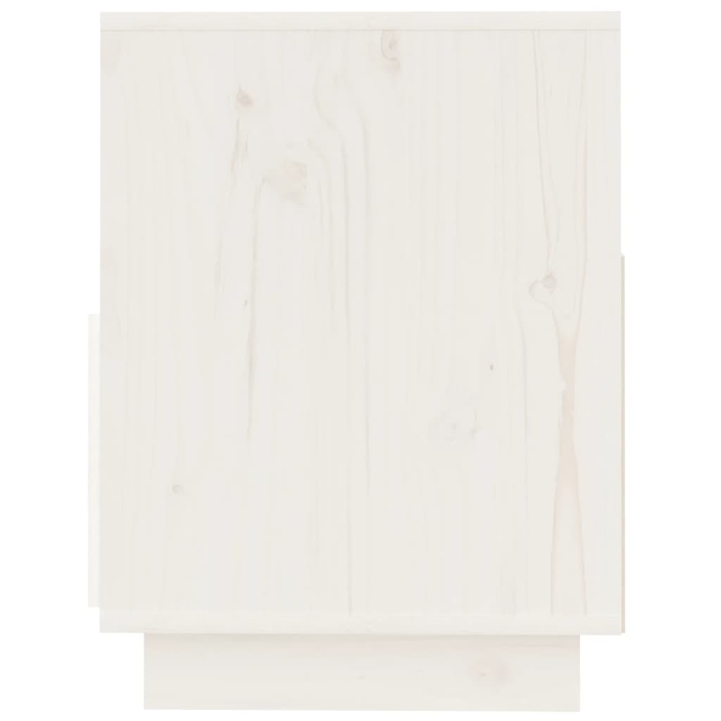 vidaXL Móvel de TV 140x37x50 cm madeira de pinho maciça branco