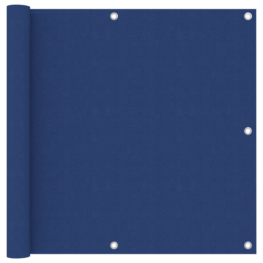 vidaXL Tela de varanda 90x500 cm tecido Oxford azul