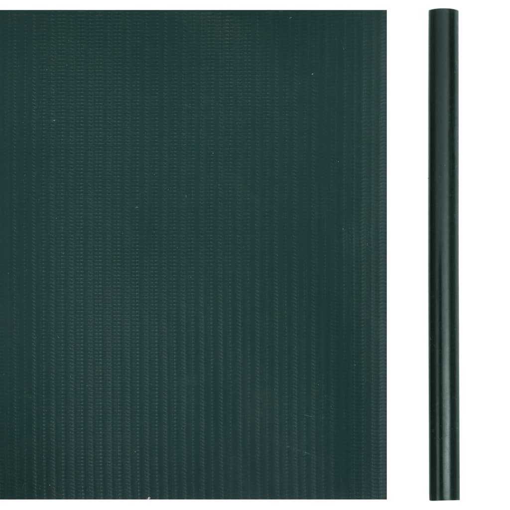 vidaXL 4 pcs painéis privacidade p/ jardim 35x0,19 m PVC verde fosco