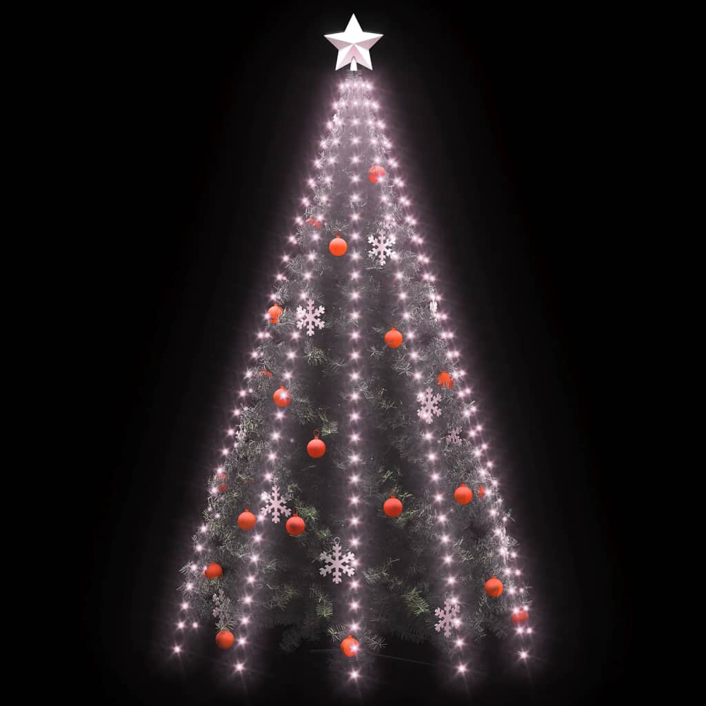 vidaXL Cordão de luzes para árvore de Natal 300 luzes LED 300 cm