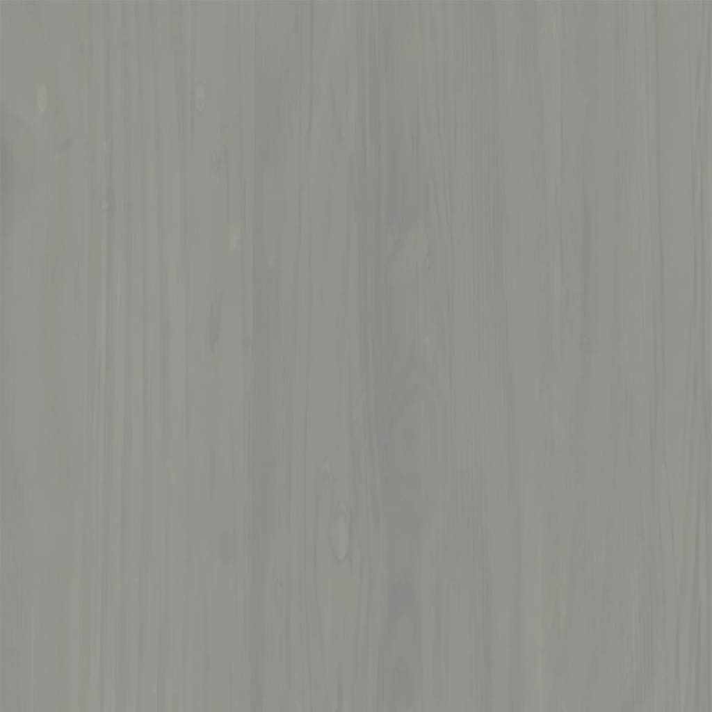 vidaXL Estante VIGO 85x35x170 cm madeira de pinho maciça cinzento