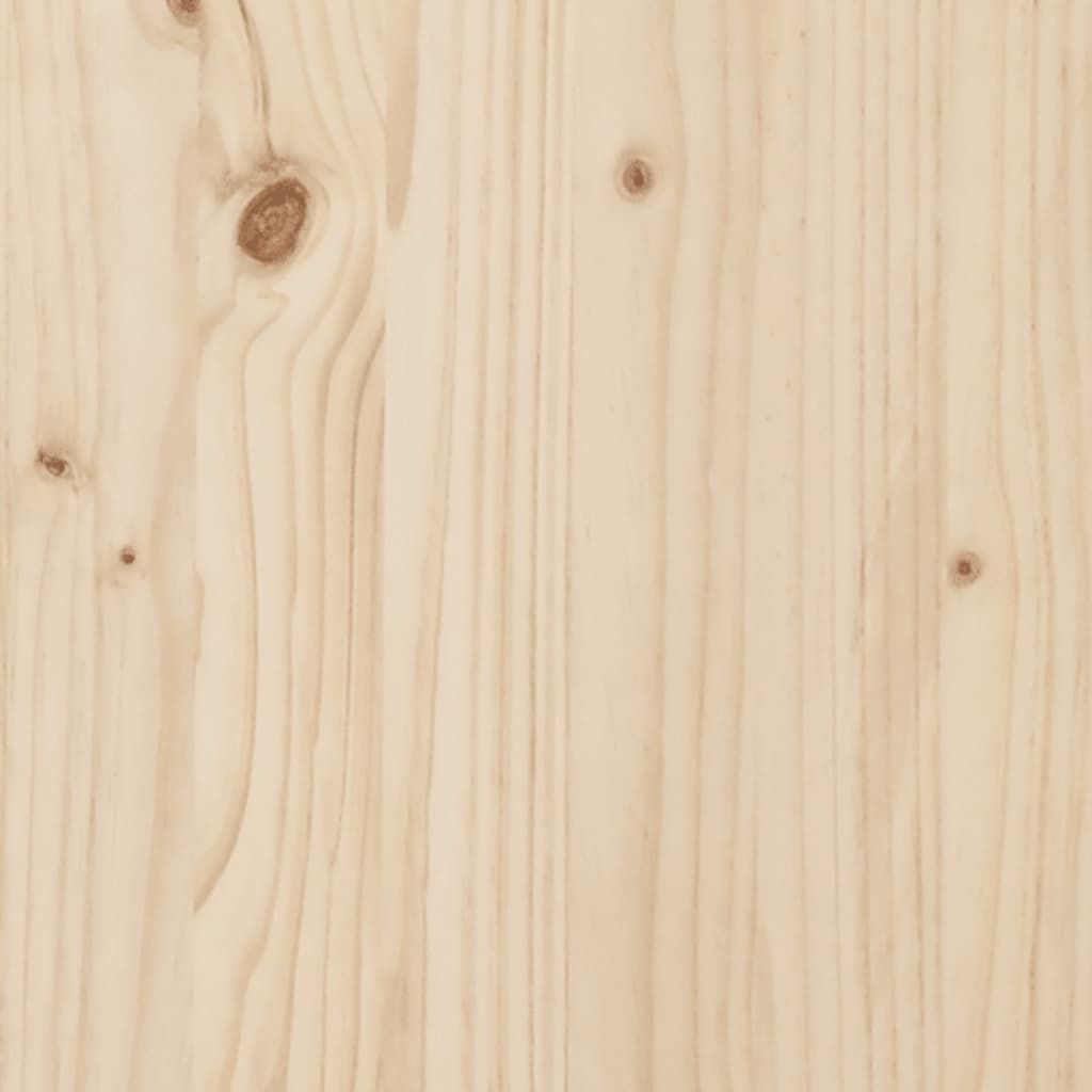 vidaXL Sapateira 110x34x45 cm madeira de pinho maciça