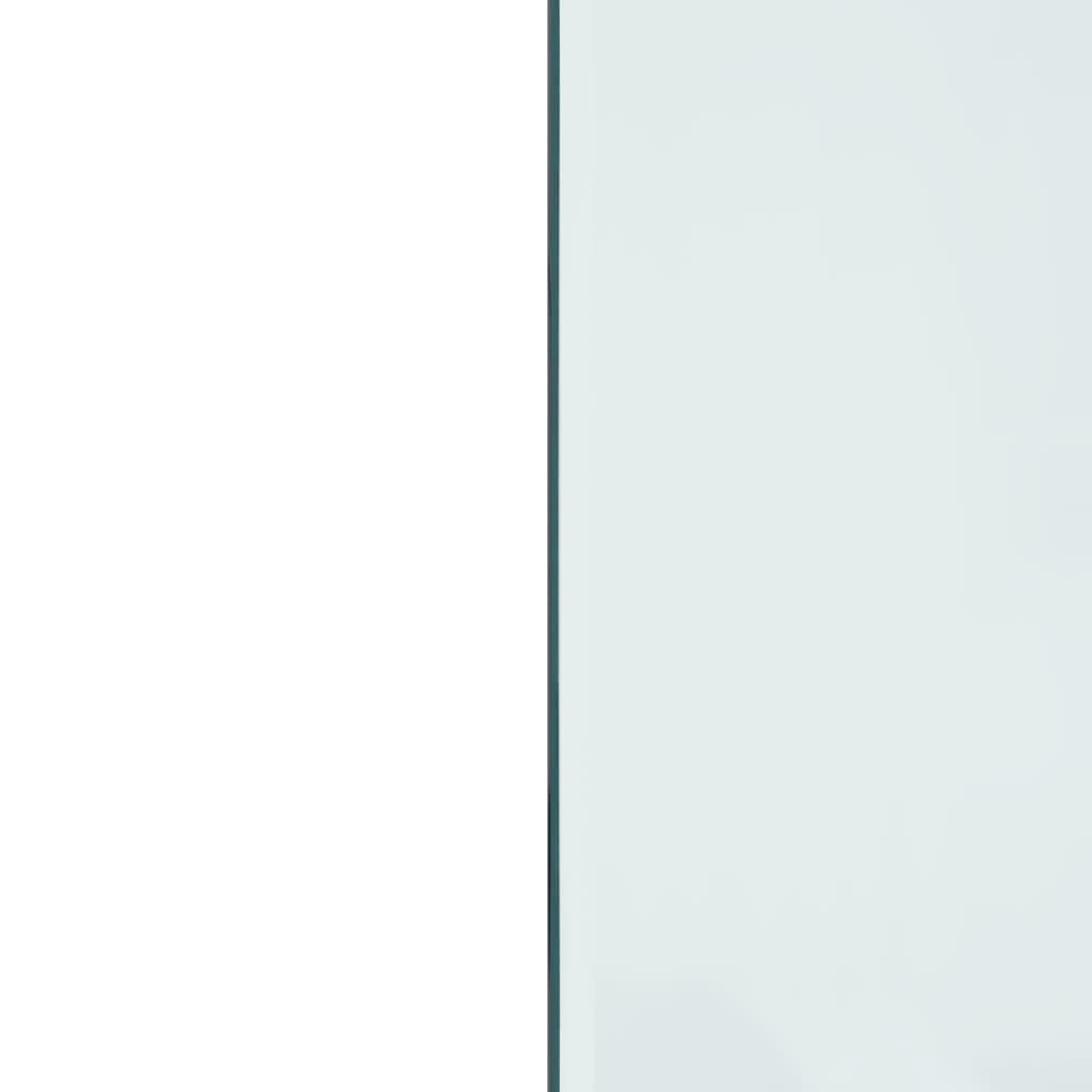 vidaXL Placa de vidro para lareira retangular 120x60 cm