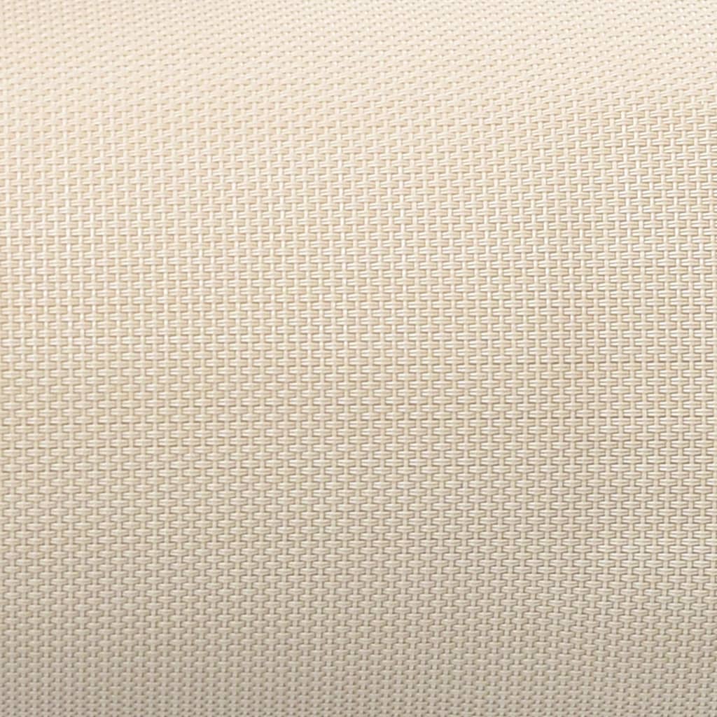 vidaXL Encosto cabeça cadeira de pátio 40x7,5x15 cm textilene creme