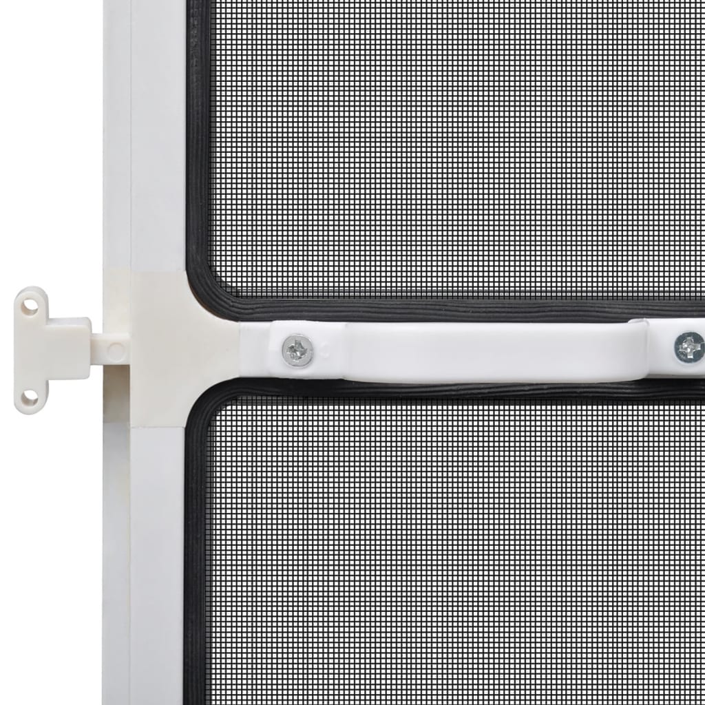 vidaXL Tela anti-insetos articulada para portas 120 x 240 cm branco