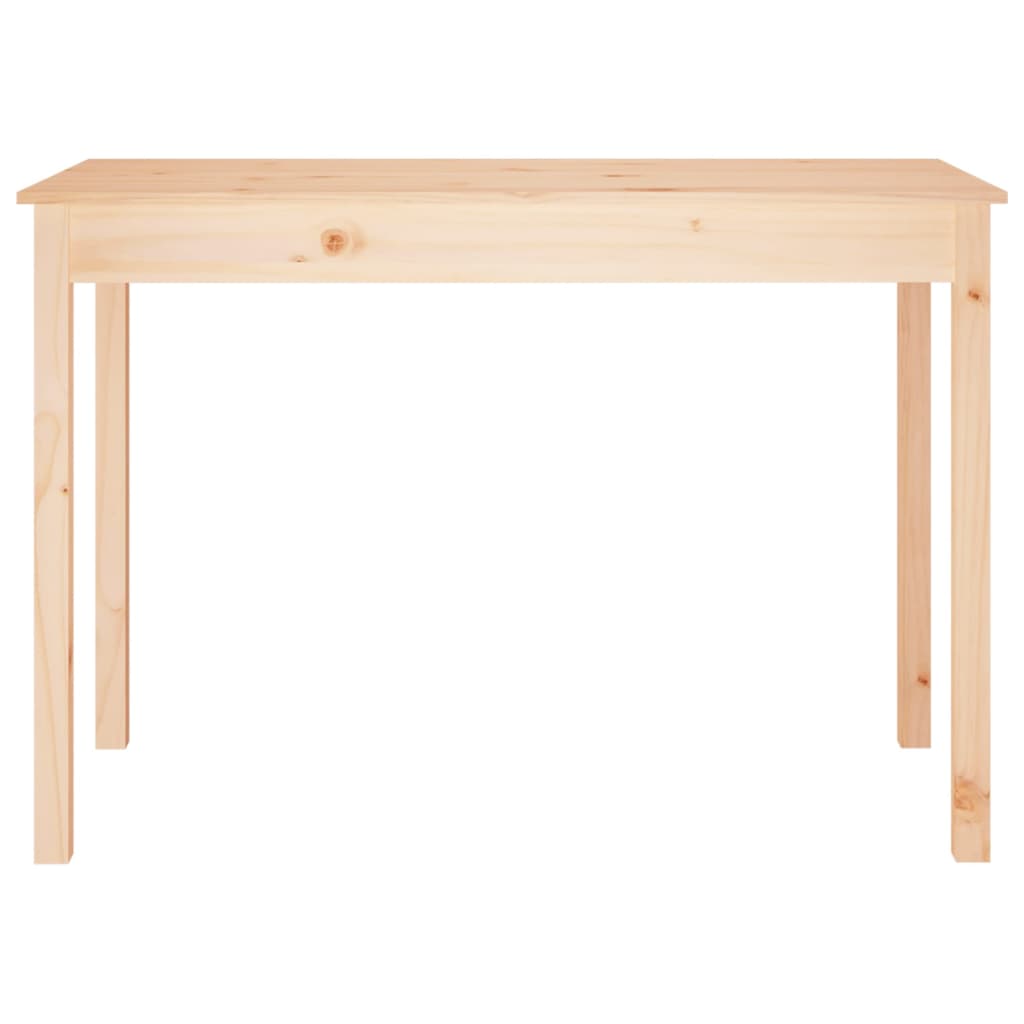 vidaXL Mesa de jantar 110x55x75 cm madeira de pinho maciça