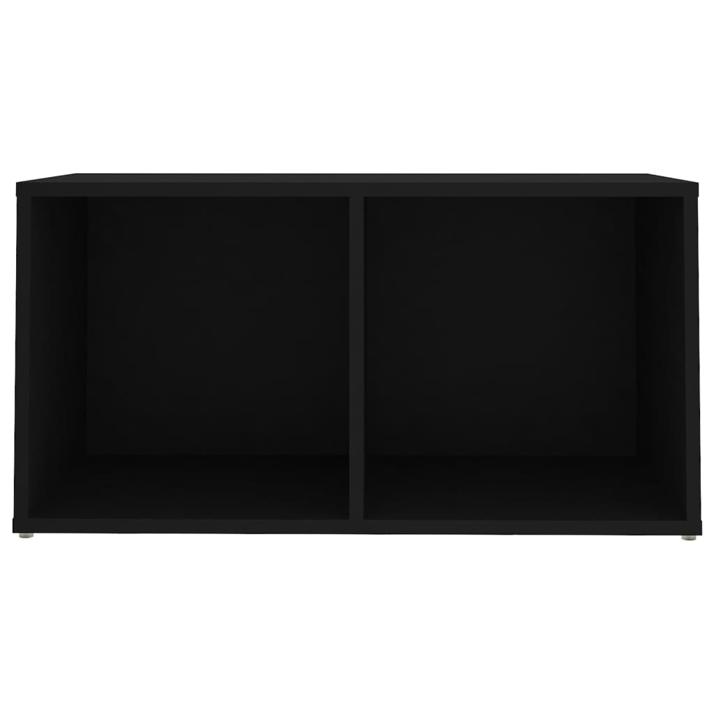 vidaXL Móveis de TV 2 pcs 72x35x36,5 cm contraplacado preto