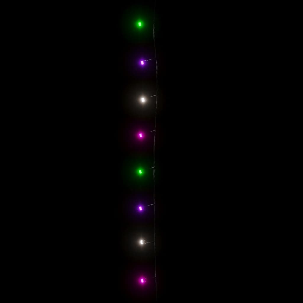 vidaXL Cordão de luzes c/ 1000 luzes LED 100m PVC pastel multicolorido
