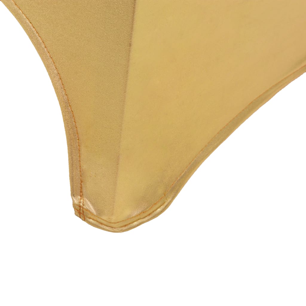 vidaXL Capas elásticas para cadeiras 25 pcs dourado
