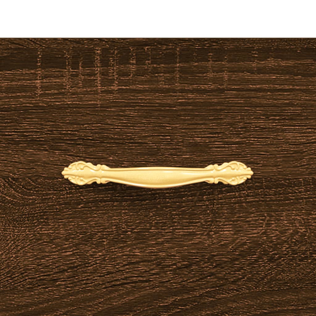 vidaXL Sapateira 102x36x60 cm derivados de madeira carvalho castanho