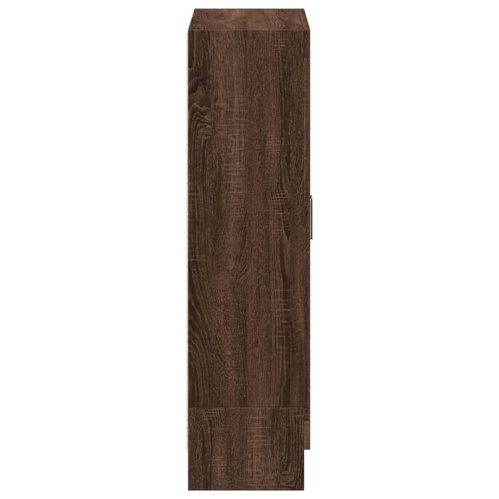 vidaXL Estante 82,5x30,5x115 cm derivados de madeira carvalho castanho