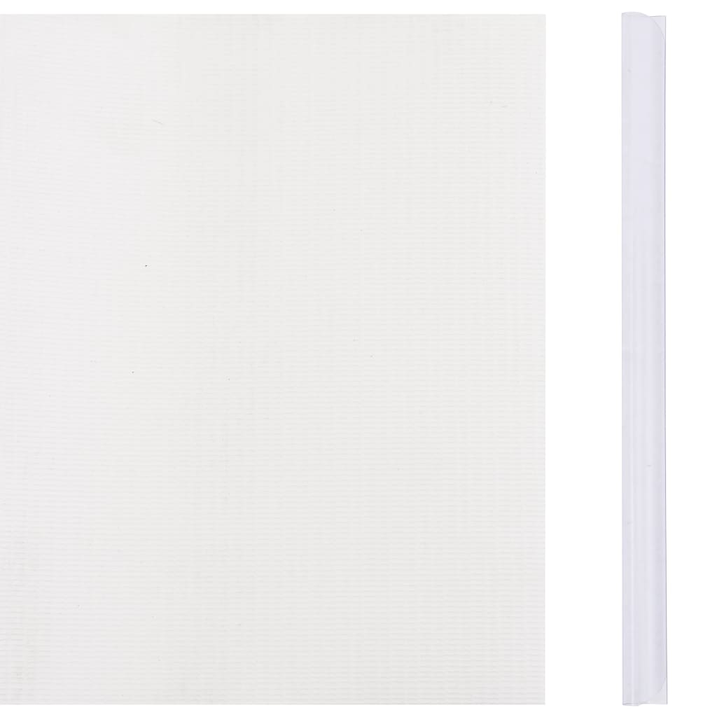 vidaXL 4 pcs painéis de privacidade para jardim 35x0,19 m PVC branco